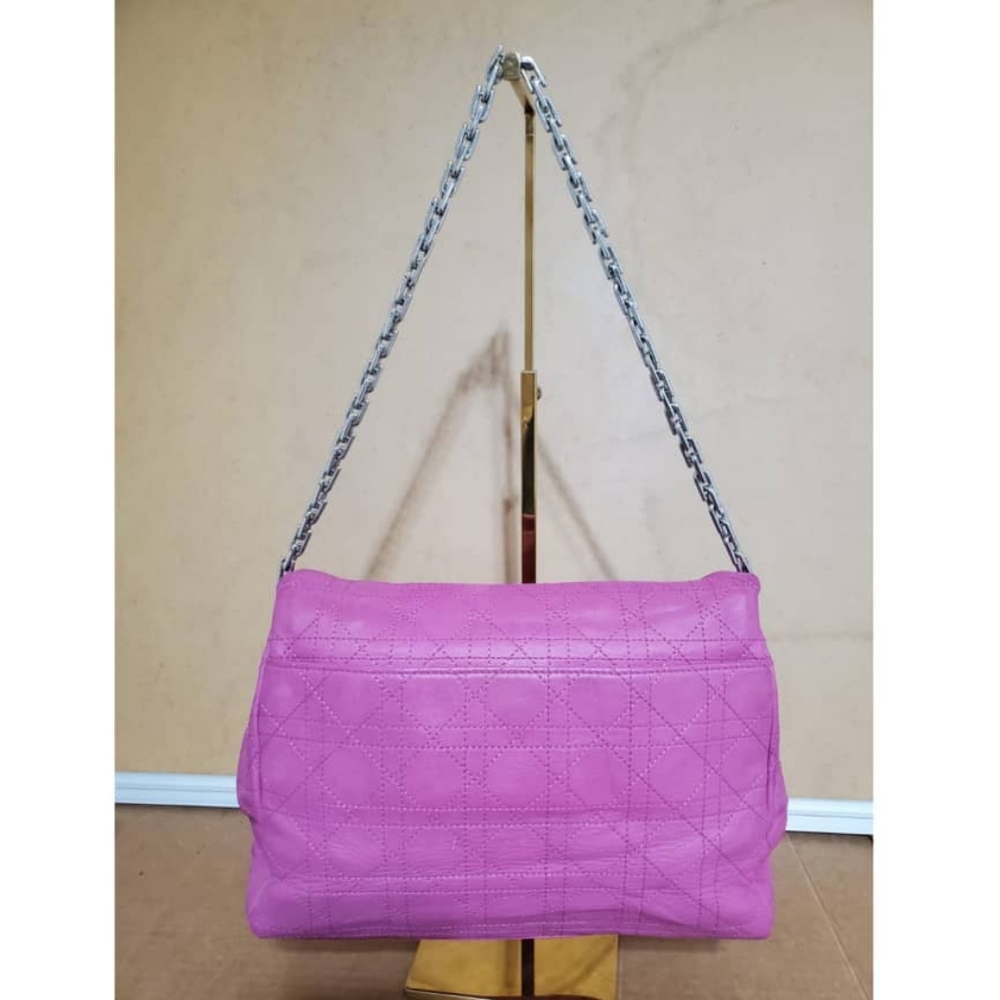 Authentic Christian Dior Diorling pink Shoulder Bag - Picture 4 of 10